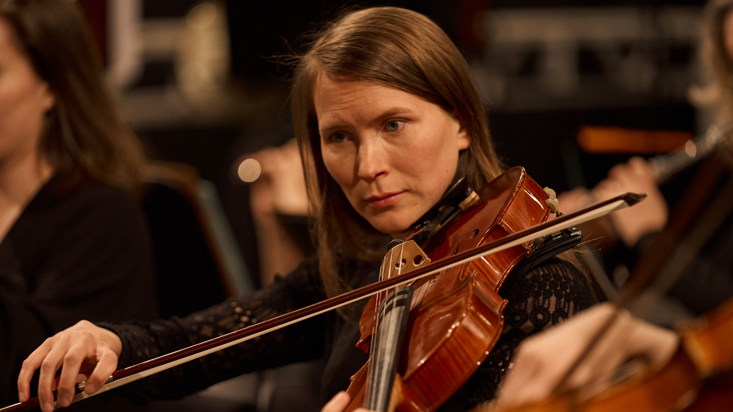 Orkestermusiker under Borås Symfoniorkesters stipendiekonsert 2025